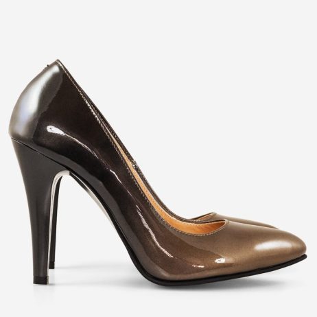 pantofi piele lacuita pantofi stiletto in degradee