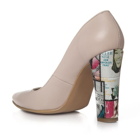Pantofi stiletto dama de piele cu toc Fatic E10mag - imagine 3