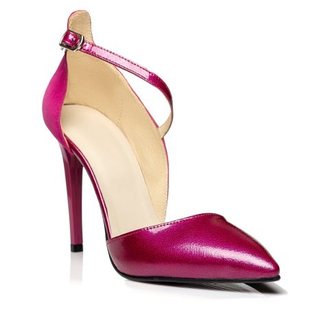 Pantofi stiletto dama de piele Lara E14cy - imagine 2
