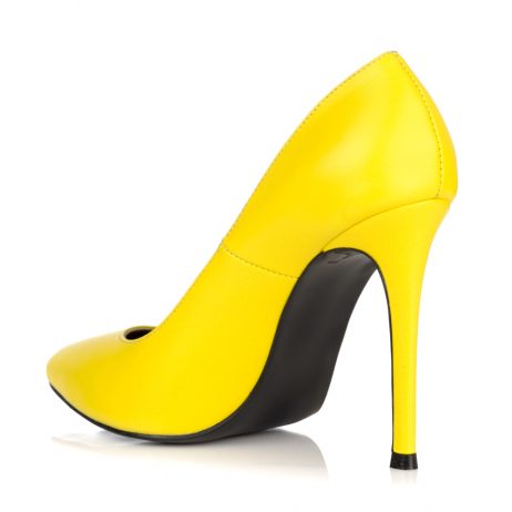 Pantofi stiletto dama de piele K18g - imagine 2