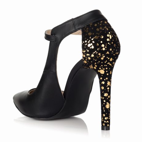 Pantofi stiletto dama de piele Elegance R15n - imagine 2