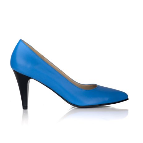 pantofi stiletto cu toc mic pantofi online pantofi piele albastru