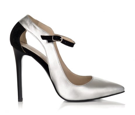 Pantofi stiletto dama de piele Elegance R15n - Pantofi 