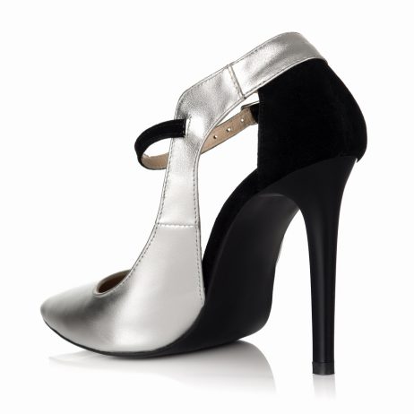 Pantofi stiletto dama de piele Elegance R15na - imagine 3