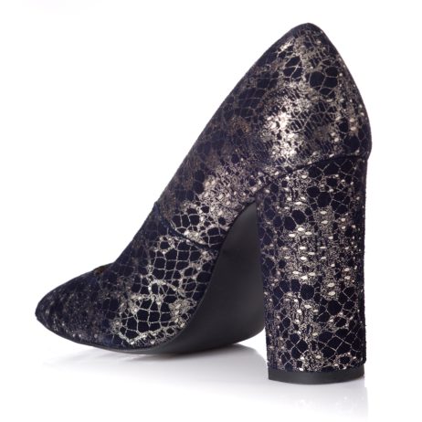 Pantofi stiletto dama de piele cu toc Fati B6a - imagine 4