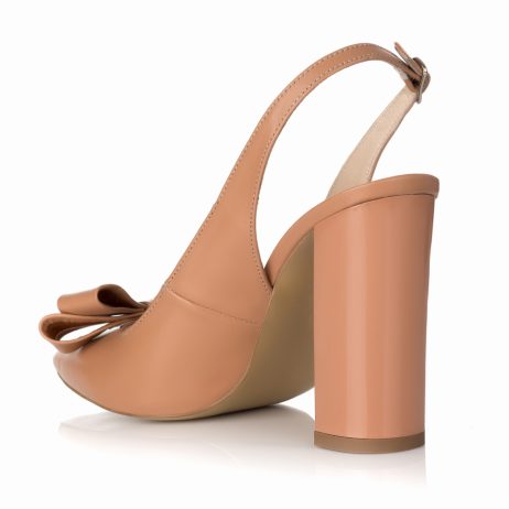 Pantofi dama de piele decupat R22c - imagine 3