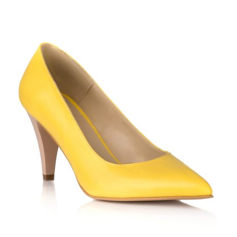 Pantofi stiletto dama piele W30g - imagine 2