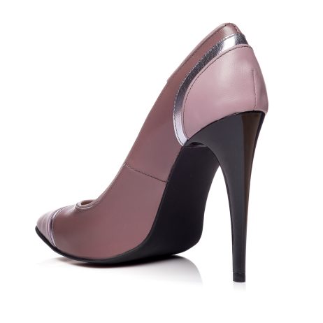 Pantofi stiletto dama de piele K1m - imagine 2