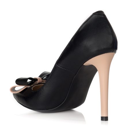 Pantofi stiletto dama de piele Fundi R18 - imagine 2