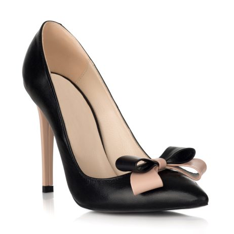 Pantofi stiletto dama de piele Fundi R18 - imagine 3