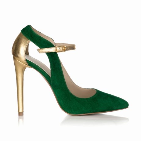 pantofi stiletto pantofi dama piele naturala pantofi la comanda cu toc auriu