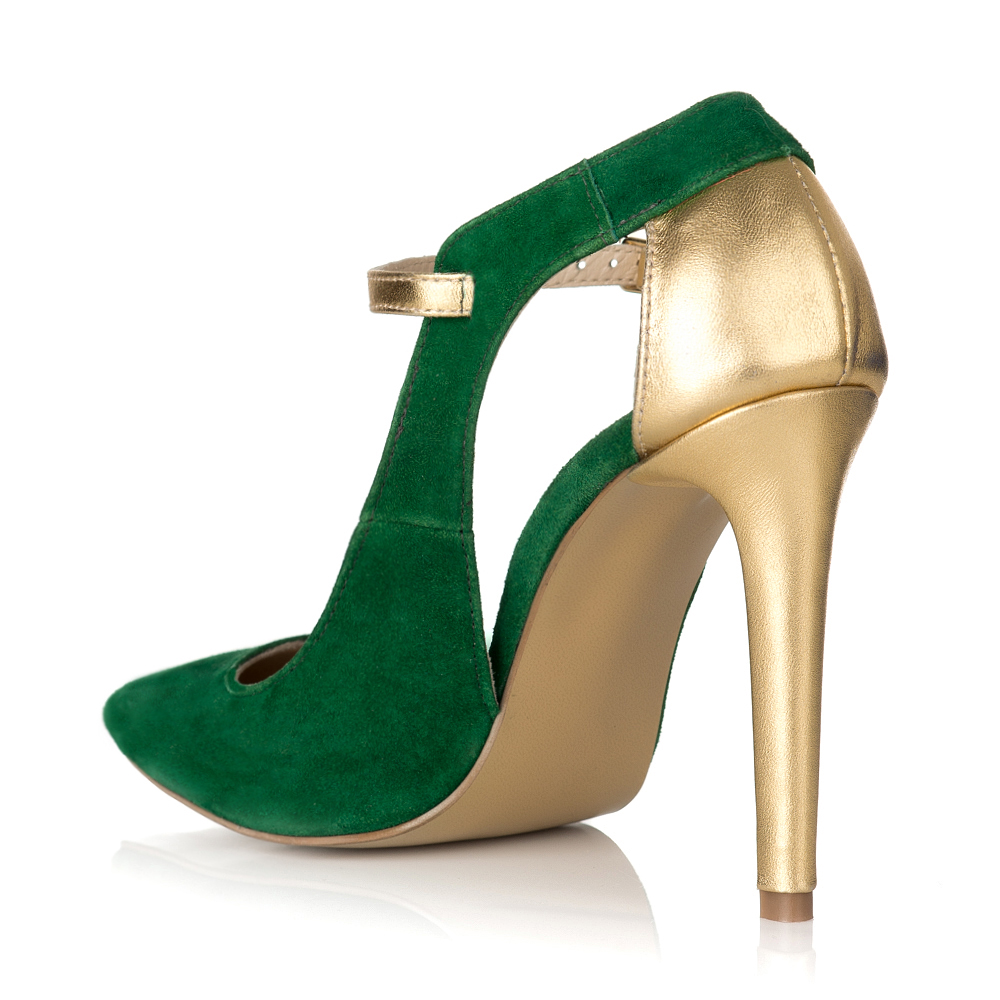 Pantofi stiletto dama de piele Elegance R15va - Pantofi 