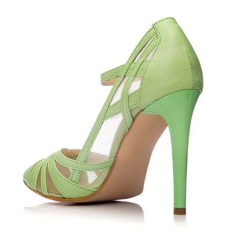 Pantofi stiletto dama de piele Haty v - imagine 2