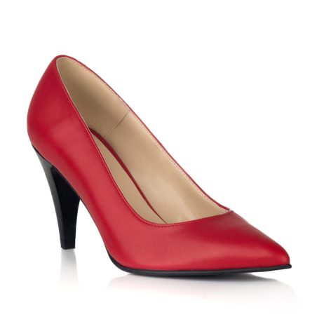 Pantofi stiletto dama piele W30r - imagine 3