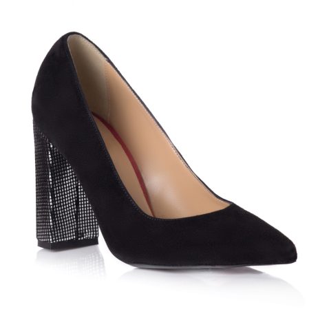 Pantofi stiletto dama de piele cu toc Fati B6 - imagine 5