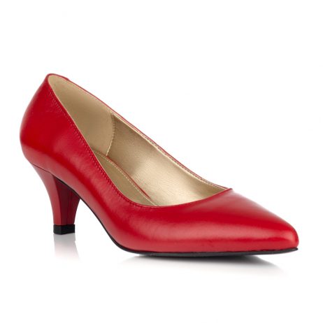 Pantofi stiletto dama de piele Mica K21r - imagine 2