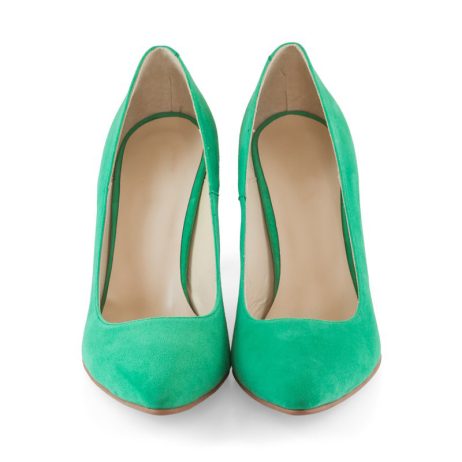 Pantofi stiletto dama de piele intoarsa C17v - imagine 4