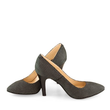 Pantofi stiletto dama de piele Tetris C17 - imagine 2