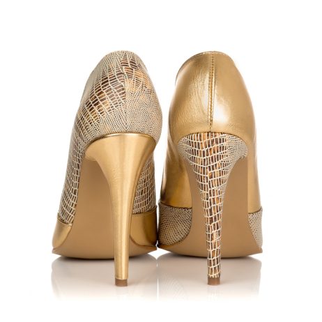 Pantofi stiletto dama de piele Wow K7 - imagine 4