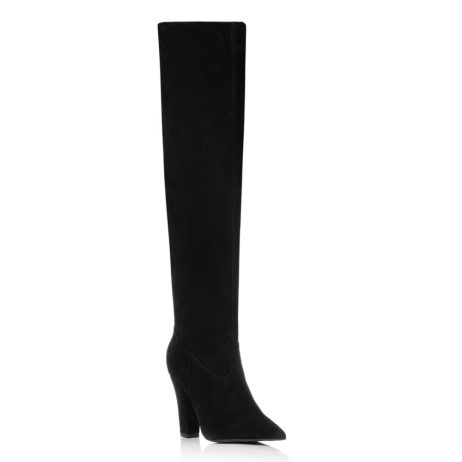Cizme peste genunchi din piele W25 - imagine 2