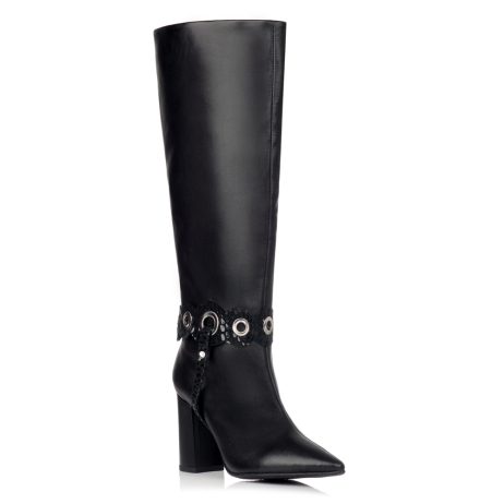Cizme stiletto piele E9n - imagine 2