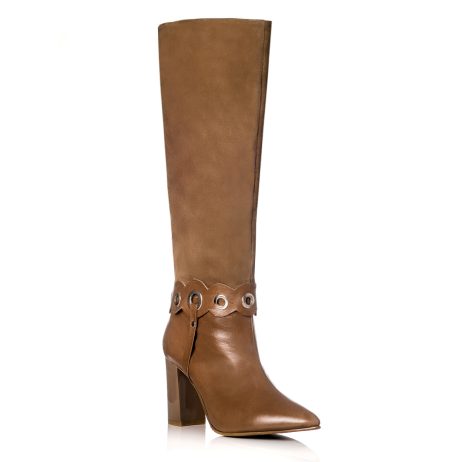 Cizme stiletto piele E9m - imagine 2