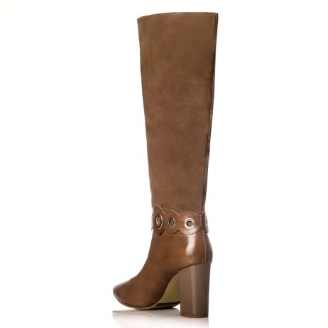 Cizme stiletto piele E9m - imagine 3