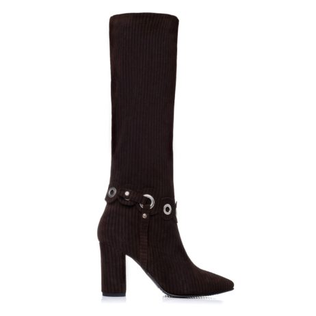 Cizme stiletto piele E9m - imagine 4