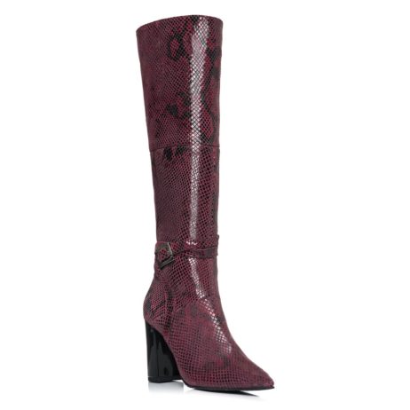 Cizme stiletto piele Snaky E5b - imagine 2