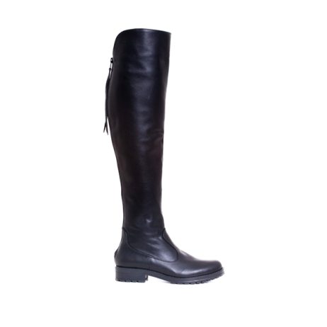 cizme dama piele cizme peste genunchi cu talpa joasa comod piele box