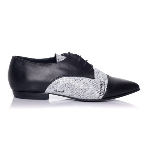 pantofi dama oxford cu varf ascutit