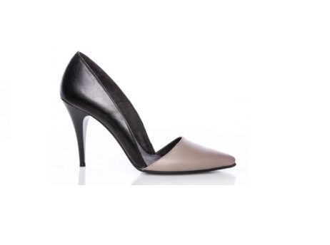 Pantofi stiletto dama piele naturala H1 Duo