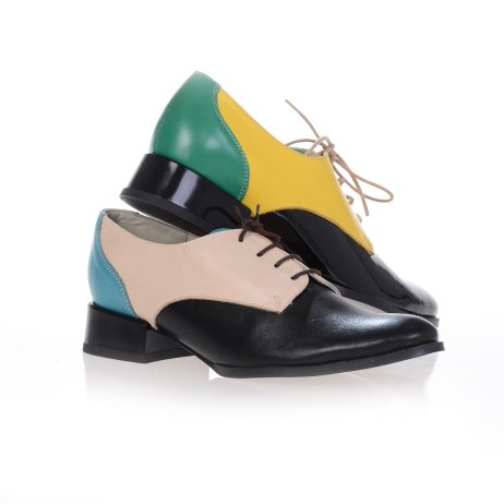 Pantofi oxford dama Combina abn - imagine 2