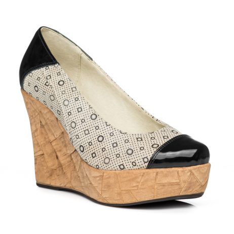 Pantofi piele cu platforma Eva Model V2 - orice culoare