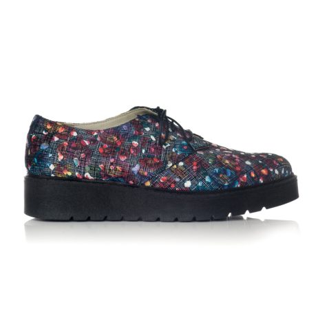 Pantofi oxford dama W14 multicolor