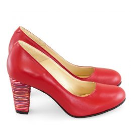 pantofi dama piele pantofi femei office rosu