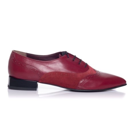 pantofi dama oxford cu varf ascutit