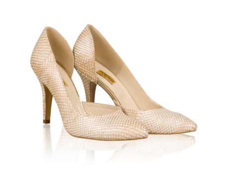 Pantofi stiletto dama de piele Cyna M31 - imagine 2