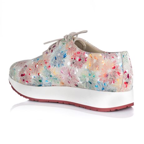 Pantofi sport dama W24 floral - imagine 3