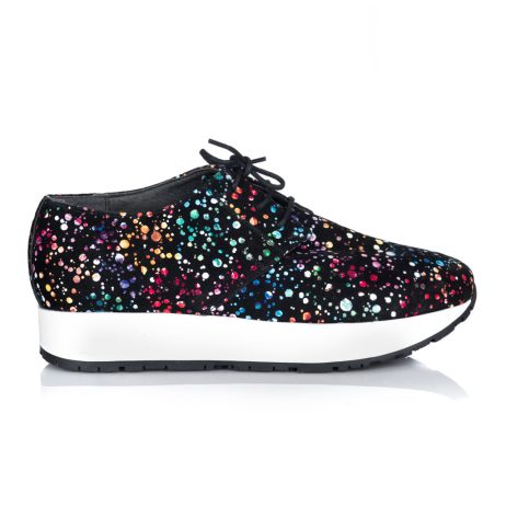 pantofi sport femei piele multicolori