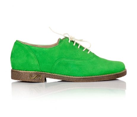 pantofi oxford verde