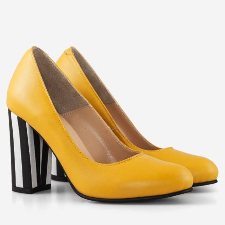 Pantofi dama de piele C12g - imagine 4