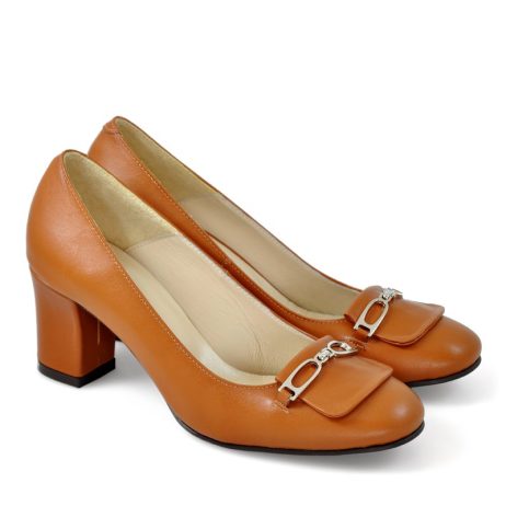 Pantofi dama de piele C40c - imagine 3
