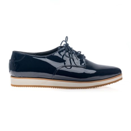 pantofi dama oxford la comanda oxford shoes bleumarin