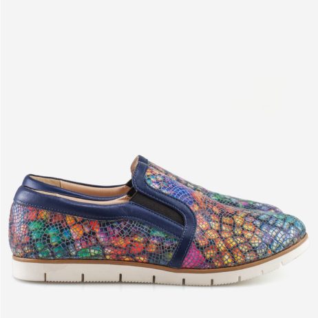 mocasini femei din piele naturala pantofi sport femei multicolori