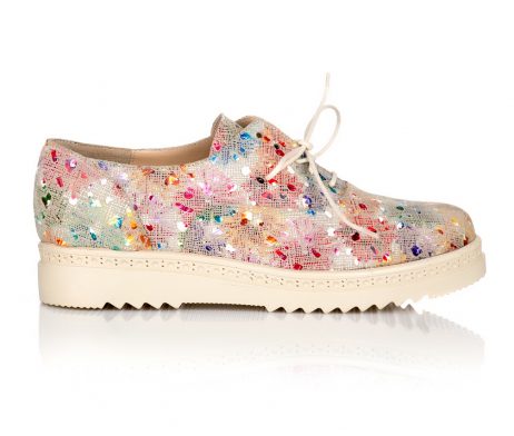 oxford shoes femei cu flori