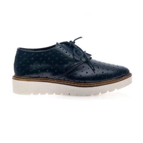 oxford shoes femei piele perforata