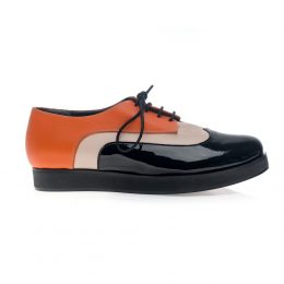 pantofi dama portocalii