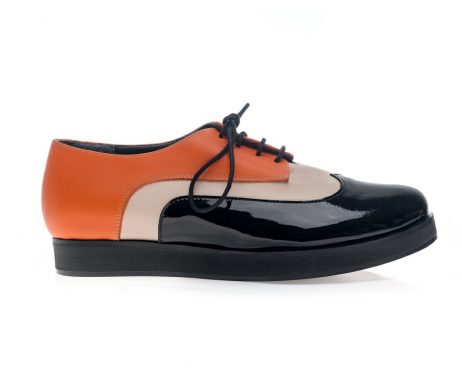 pantofi dama portocalii