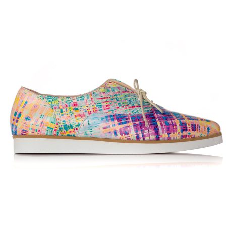 Pantofi oxford dama E1 paint